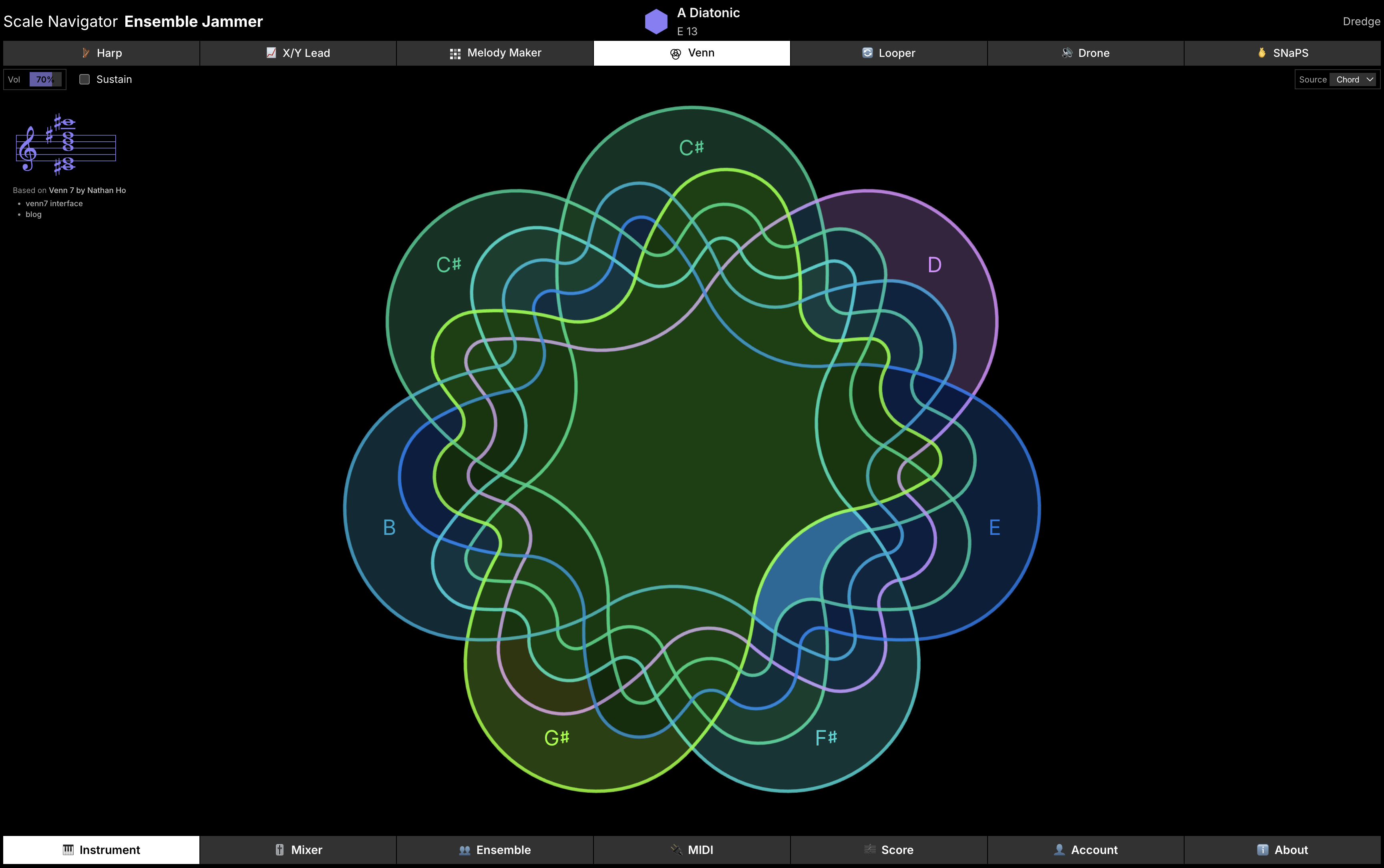 Ensemble Jammer interface